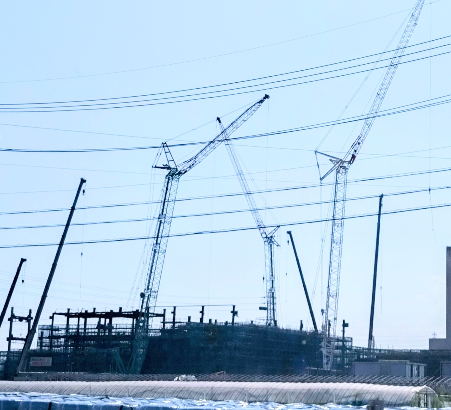 建設中の新しいごみ処理施設