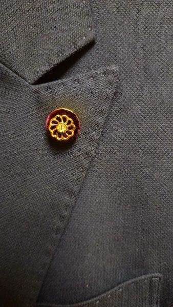 バッチをいただきました